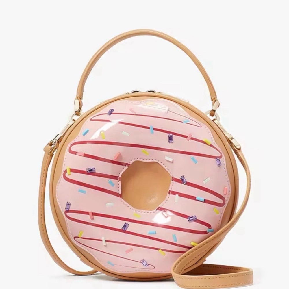 KATE SPADE COFFEE BREAK 3D DOUGHNUT CROSSBODY BAG